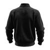 Men's Solid Color Corduroy Zipper Neck Long Sleeve Top Men's Casual Lapel Top