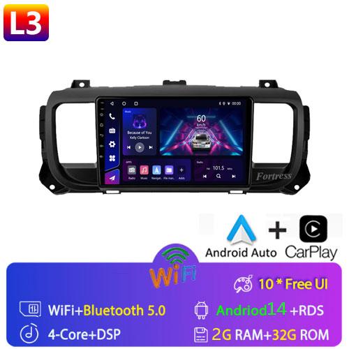 For Citroen Jumpy Peugeot Expert 2016 - 2021 Android Car Radio Multimedia Player Carplay Navigation GPS Touch Screen Auto Stereo