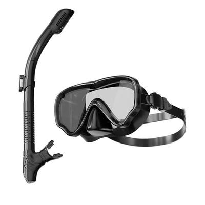 PULIAN Adult Large Frame Silicone Diving Mask & Snorkel Set