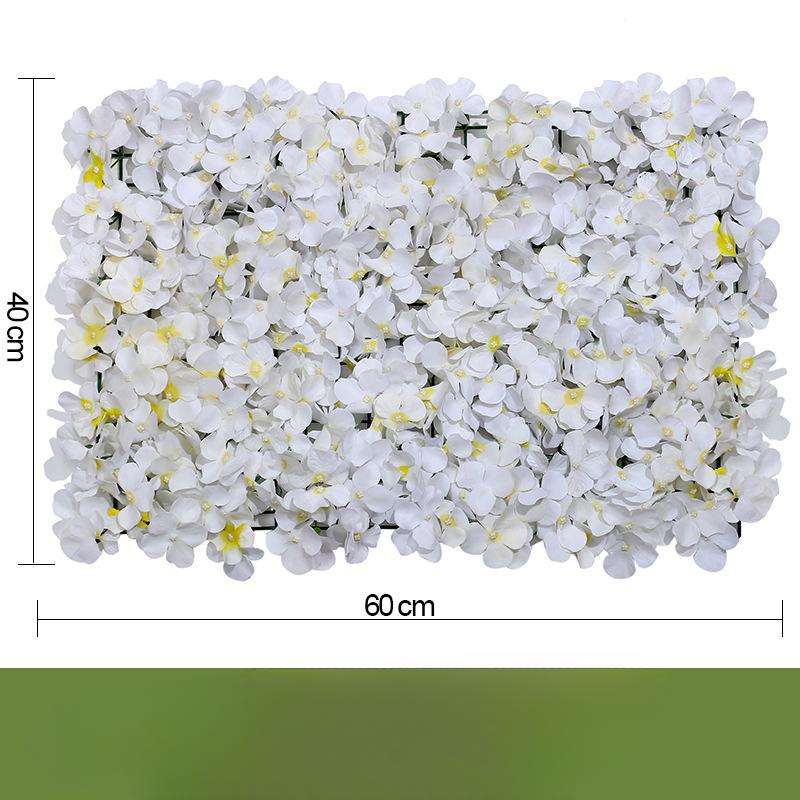 Simulated Wedding Flowers Row Wedding Road Lead Artificial Hydrangea Simulated Plant Wall False Flower Background Wall Landscape Decoration