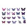 40pcs Vintage Style Butterflies  Stickers Butterflies Series Waterproof Personalized Diy Decoration