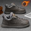Mens Soft Elastic Cold Warm Padded Snow Boots Thick-soled Non-slip Wear-resistant Outdoor Casual Sneakers Martin Cotton Boots