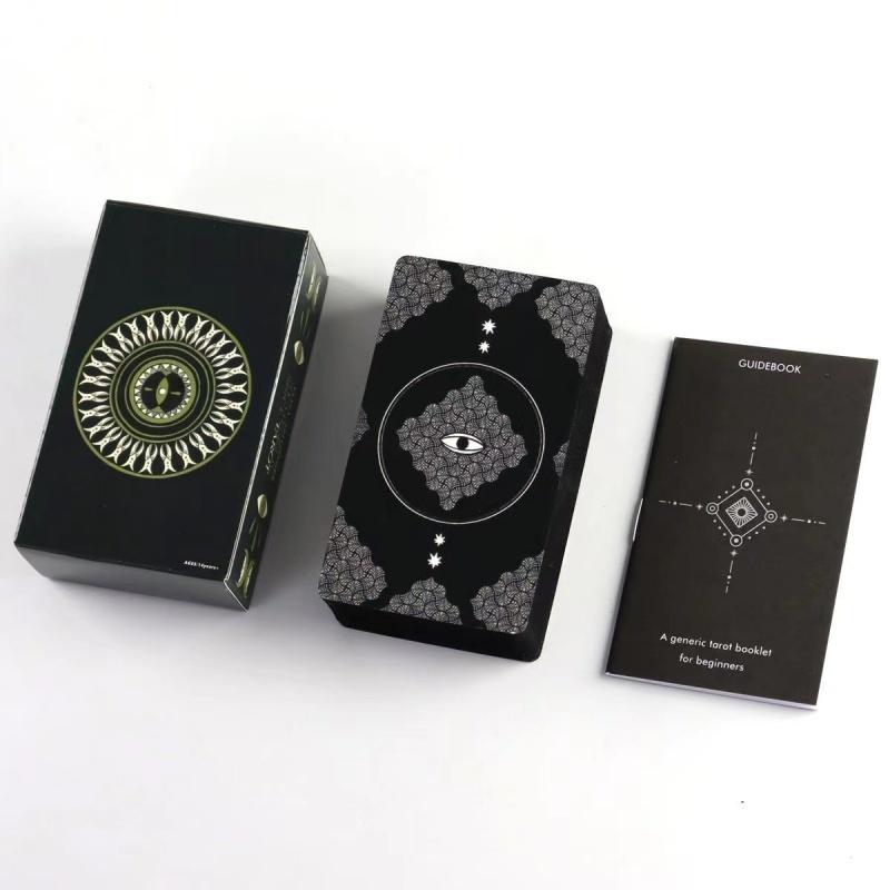 78Pcs Longest Dream Tarot Card Set Divination Tool With Detailed Guidebook Colorful Frame Fortune Telling Cards