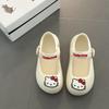 Cute and Simple Cartoon Hello Kitty Bag Head Single Shoes Women's Summer 2025 New Fashion Outside Breathable Sandals