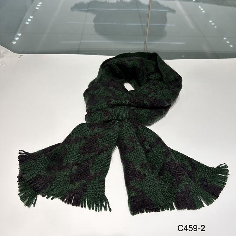 G·TENNA NX-C459 Women's Houndstooth Cashmere Scarf