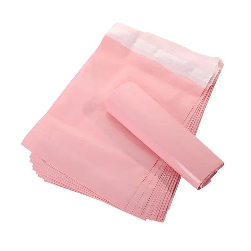 100pcs Courier Shipping Envelope Bags Plastic Packaging Delivery Express Mailing Bag self adhesive seal storage bag 20*35cm