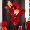 Chinese New Year Decorations 2026 Chinese Wedding Ornament Lunar New Year Wall Accessories Year of The Horse DIY Decor