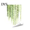 Multi-scenario Wall Decoration Flowers Plants Sticker Self-Adhesive Hanging Vines Wildflower Butterfly Healing Home Decor Removable Art Mural