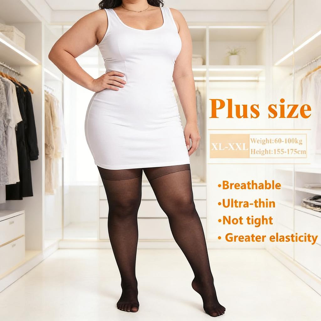 Plus Size Stockings for Women Large Size Thigh High Tights Women Stretchy Comfortable Breathable Summer New
