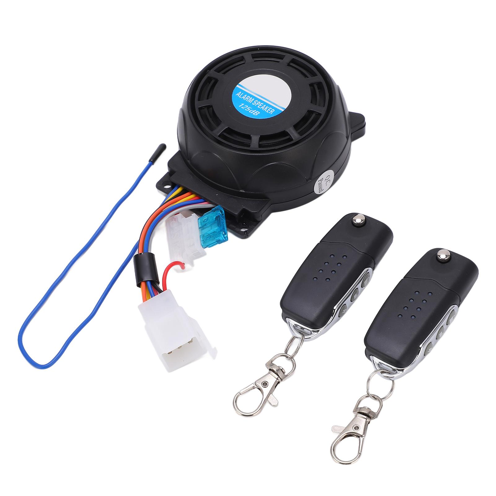 Мотоциклетная сигнализация Управление на большом расстоянии Использование Безопасность Регулируемая Легко установить Высокая чувствительность Защита от кражи мотоцикла