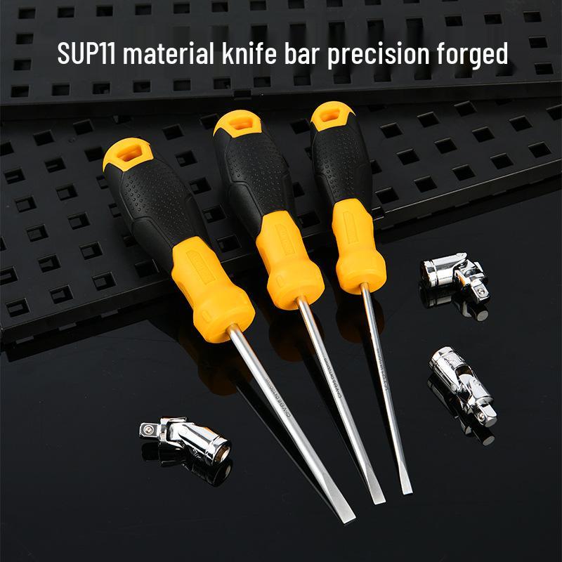 Deli Industrial Grade Slotted Screwdriver: Household Tool