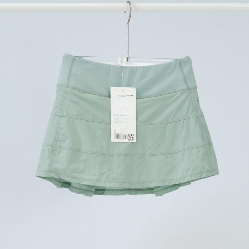 Women's Nude-Fabric Pleated Tennis Skirt with Built-In Shorts – Versatile and Anti-Exposure Design for Outdoor Activities