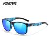 KDEAM Polarized Sunglasses, European and American Oversized Style, Sports and Cycling Sunglasses, Square-frame Eyewear KD109PLUS