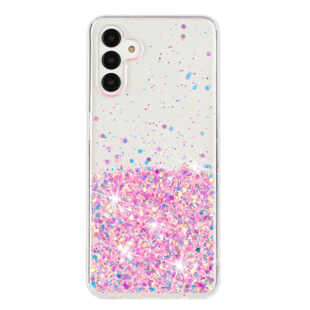 For Samsung Galaxy A35 5G Glow In The Dark Phone Case Epoxy TPU Glitter Sparkle Cover