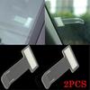 2Pcs Car Vehicle Parking Ticket Permit Card Holder Sticker Clip For Windscreen