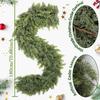 Artificial Garland 8.8ft Artificial Christmas Garland Holiday Decoration Fake Vines for Walls Living Room Indoor Wedding Shop