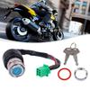 6 Wire Motorcycle Ignition Key Switch 2 Key Set 50CC