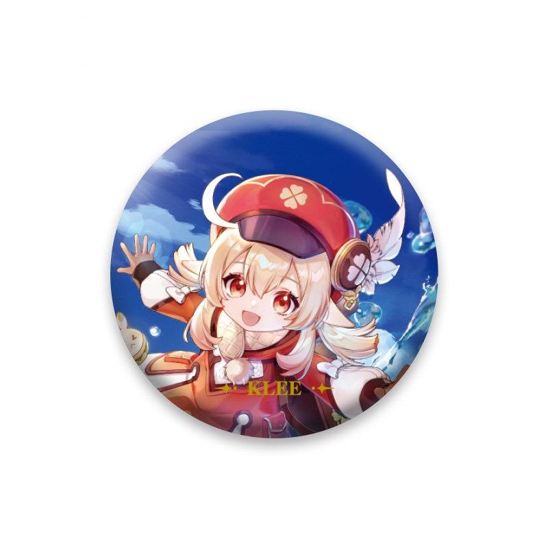 Sunsyea Genshin Impact Official Merch miHoYo Original Authentic Theme Series Badge Xiao Kazuha Zhongli Shogun Venti Klee Yelan
