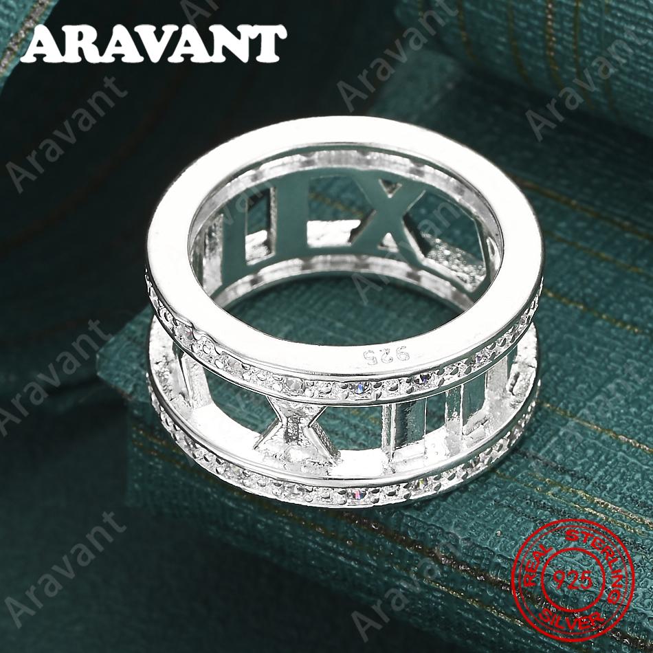 CopperRing With Roman Numeral Zirconia (5-10#) - Exquisite And Cute Wedding Party Jewelry For Women