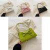 Sophisticated Bowknot Handbag For Women 2024 Summer Street Style Medium Crossbody Bag In Pu Leather