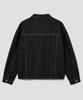 Agod Stone Washed Crop Denim Jacket [Black]