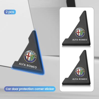 Car Door Corner Cover Anti-Collision Scratch Protector Sticker For 156 159 147 4C 166 Giulia Giulietta Mito Stelvio