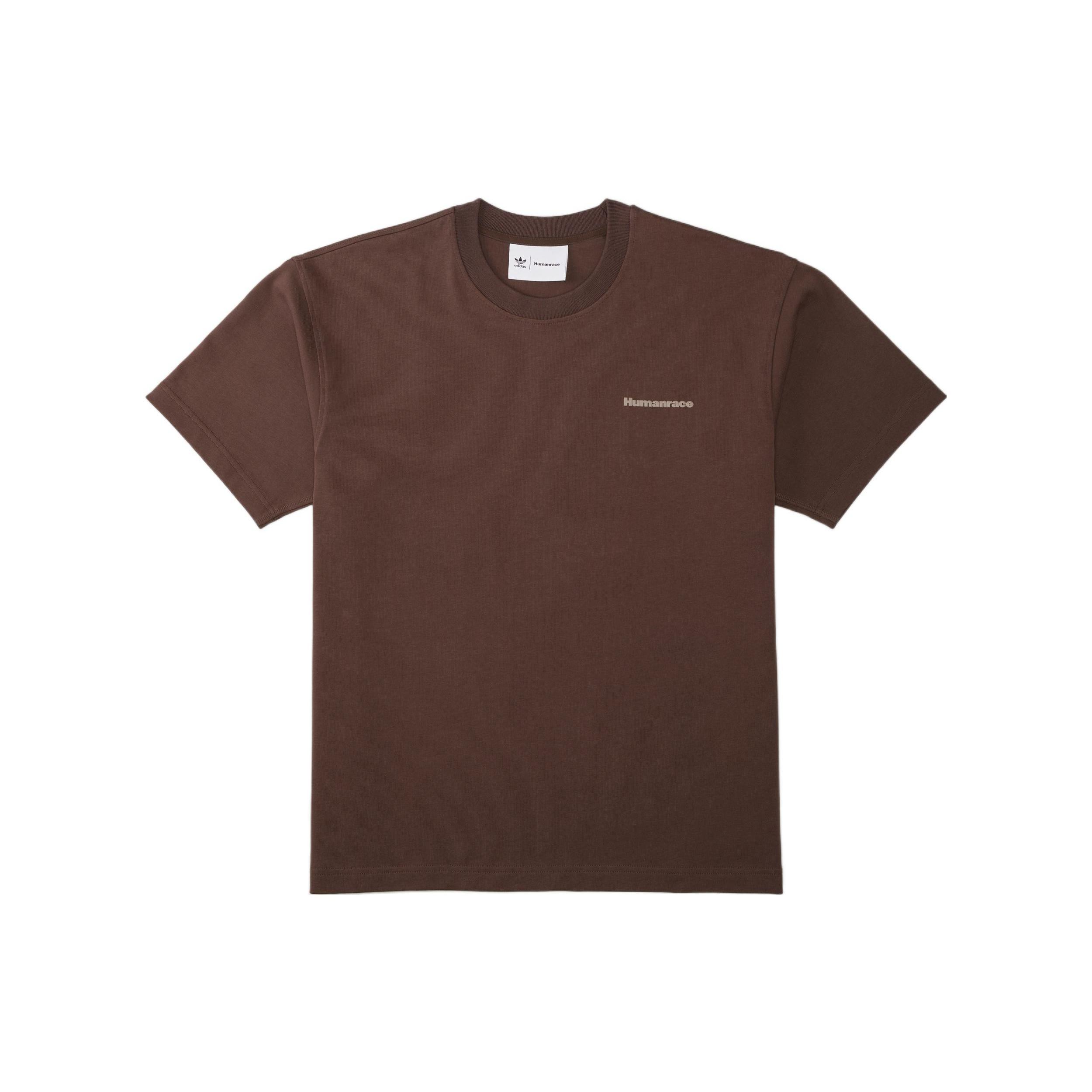 adidas x Pharrell Humanrace Small Logo T-Shirt Brown Men s HI2956 S