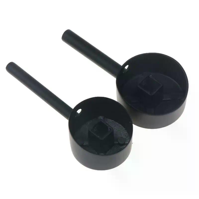Poignée de Robinet à Cartouche 35/40mm - Poignée de Remplacement en Laiton Chromé pour Robinet de Lavabo de Salle de Bain, Outil d'Installation Facile