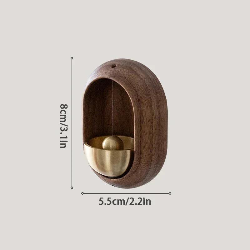 Wooden Door Bell Japanese Wind Chimes Bird Door Bell Wireless Doorbell for Home Entrance Reminder Wind Bells Vintage Decor