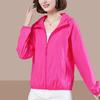 Women Sun Protection Clothing Summer  Anti-Ultraviolet Coat Female Hooded Jacket Zipper Loose Outerwear