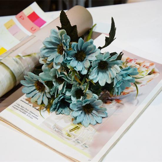 1 Bouquet 10 Heads European Style Autumnal Artificial Daisy Home Decor Flowers