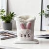 Soft Materials Versatile Plush Glasses Stand Pen Holder Desk Eyeglasses Organizer for Home Desktop Rack