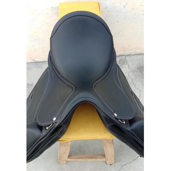 Leather Dressage Monoflap Saddle with Changeable Gullets – Elegant Cantle Design   Current Price