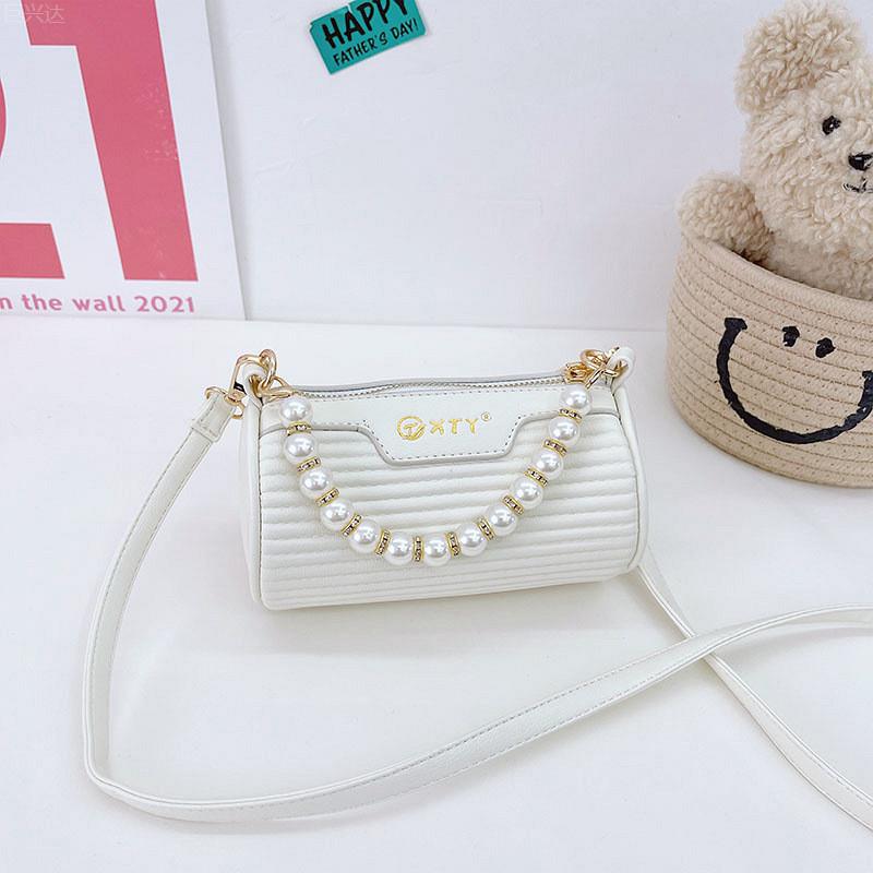 Trendy Mini Parent-child Shoulder Bag Fashionable Cute Pearl Bucket Bag Stylish Design