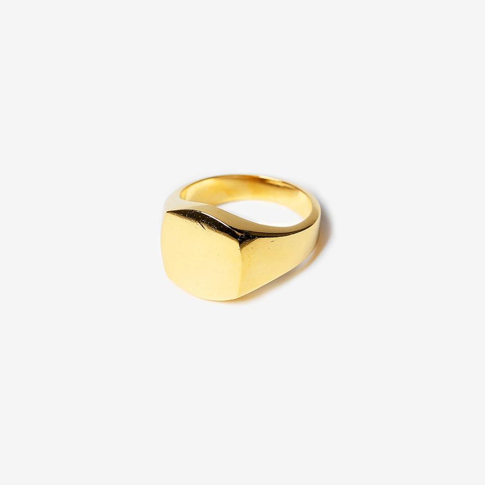 Aekki Gold Id Ring
