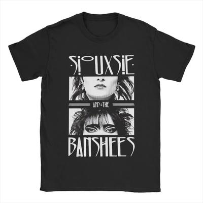 Men's T-Shirt Siouxsie And The Banshees Cool 100% Cotton Tee Shirt Short Sleeve T Shirt Crewneck Clothing Summer