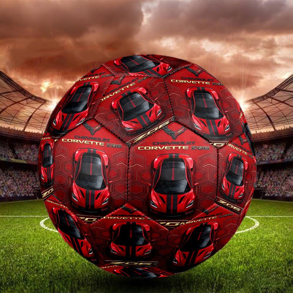 Sports car Print Size 5 Soccer Ball, Standard Match Football for Sports Game and Team Practice, Ideal Gift for Soccer Fans