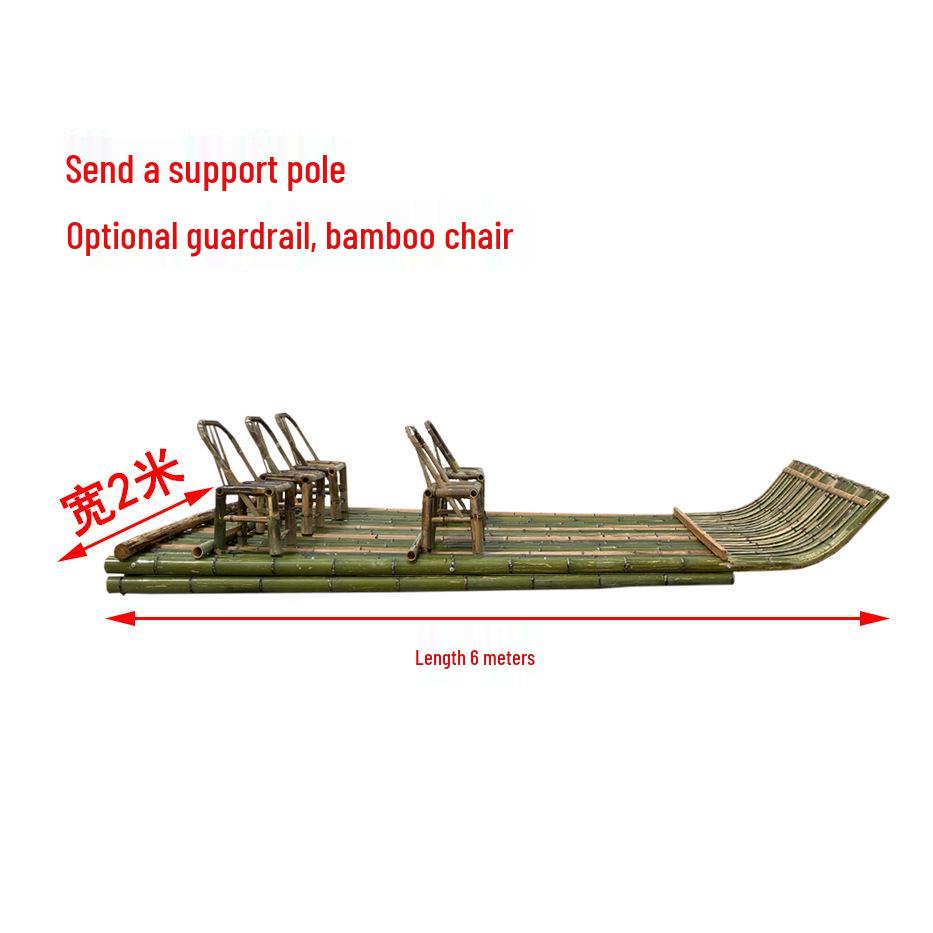 Verdicktes aufblasbares Bambusfloß Kajak zum Angeln und Rafting