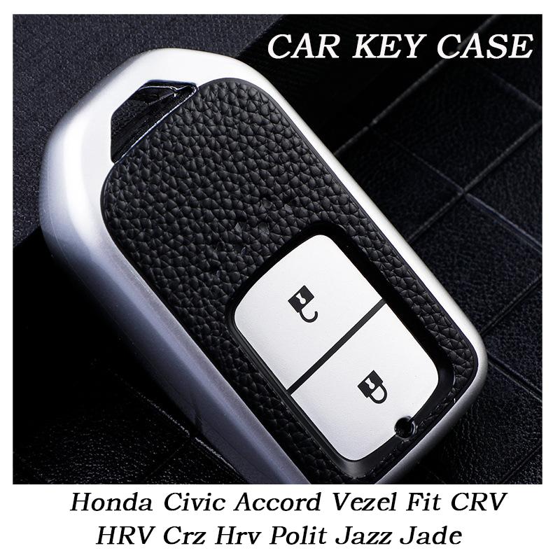 2/3/4 Buttons Remote Car Key Case for Honda Civic Accord Vezel Fit CRV HRV Crz Hrv Polit Jazz Jade Key Cover Fob Accessories