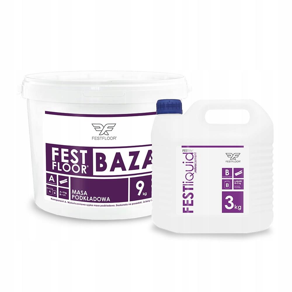 Festfloor baza 9+3 kg - podkład pod mikrocement - rozmiar kruszywa xl