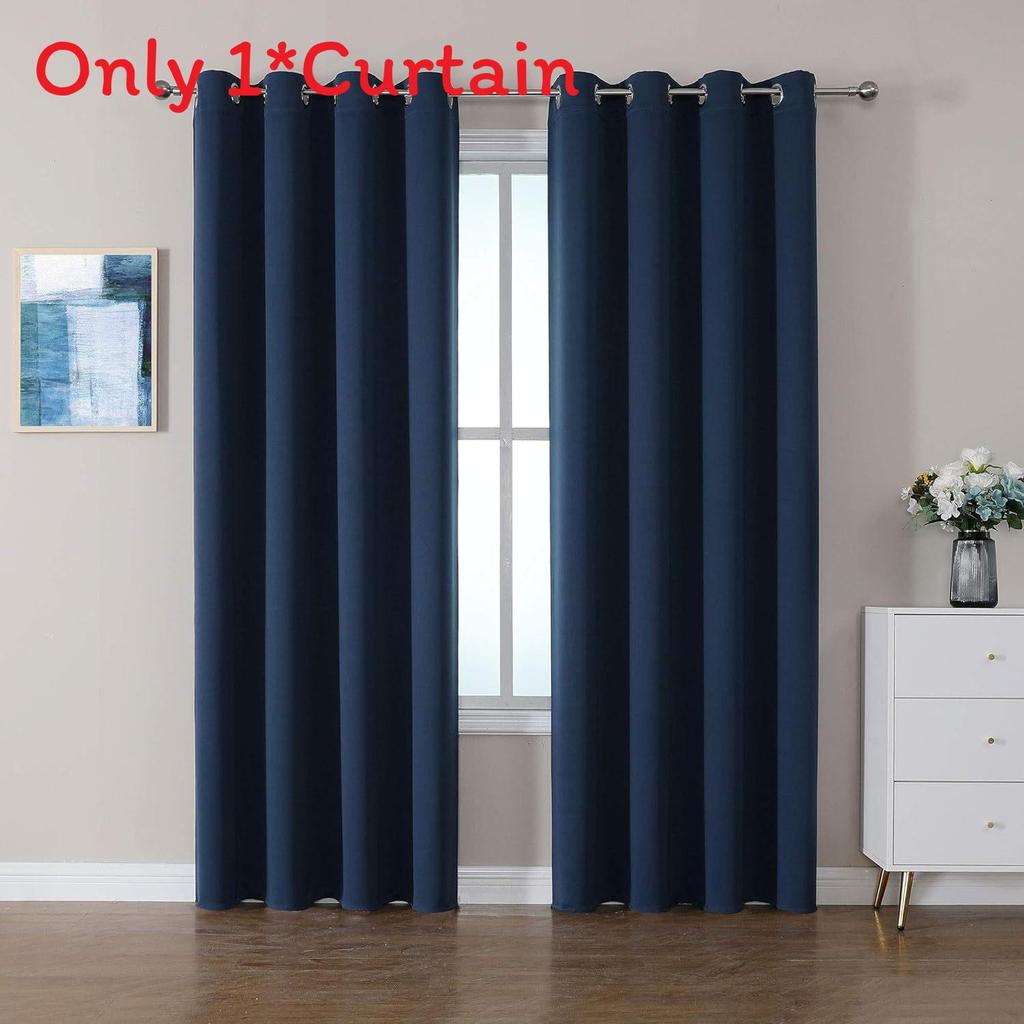 Modern Minimalist Polyester Blackout Curtains For Bedroom And Living Room With High Light Blocking For Home Decor