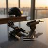 Action Camera Stem Mount Metal Fasteners TwoWheeled Light Holder Body