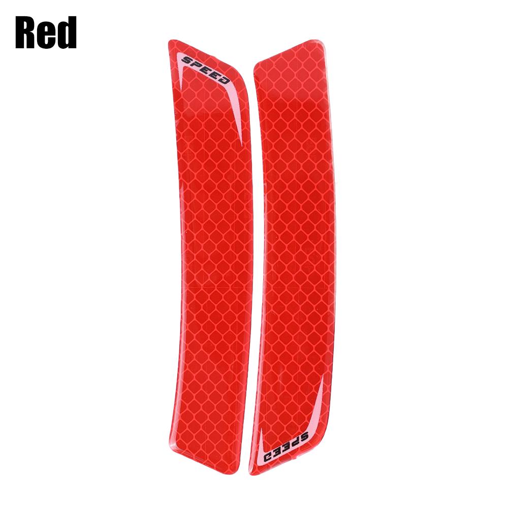 2pcs Car Wheel Arch Anti-collision Strips Night Reflective Decorative Car Stickers Exterior Accessories Decals