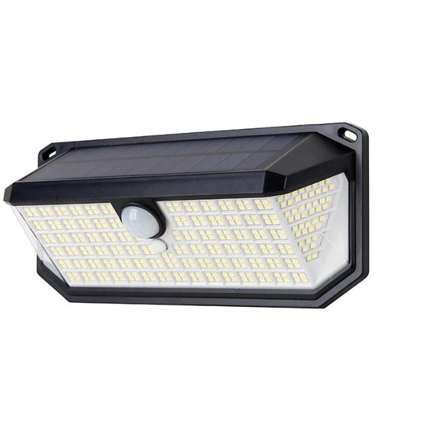 Solar Wall Lamp Outdoor Garden Light IP65 Waterproof 3 Modes PIR Motion Sensor Wall Lamp 416 LED Light Fence Lamp