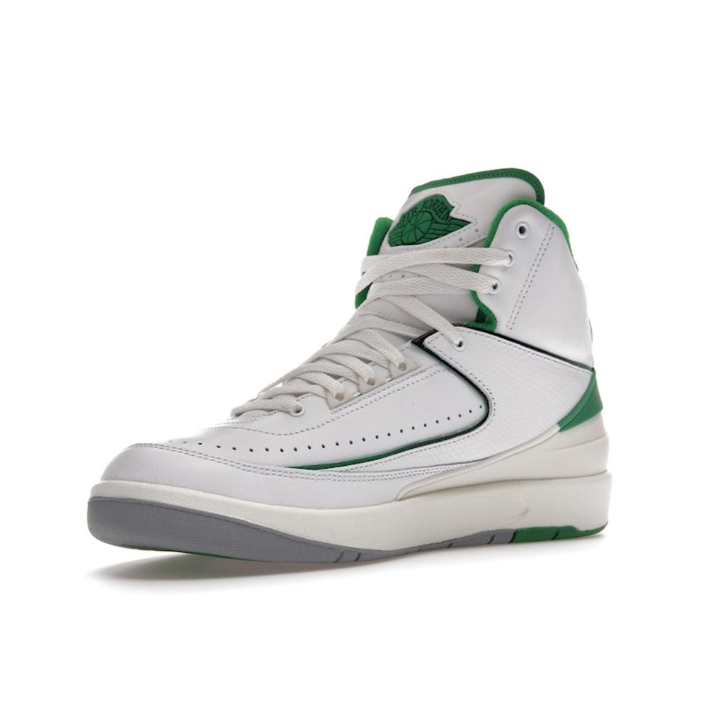 Air Jordan 2 Retro Lucky Green Men Sneakers White Sail Light-Steel-Grey DR8884-103