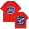 Rapper Bad Bunny Doppelseitiges Grafik-T-Shirt Herren Damen Mode Y2k Übergroßes T-Shirt Sommer Lässig Baumwolle Kurzarm-T-Shirts