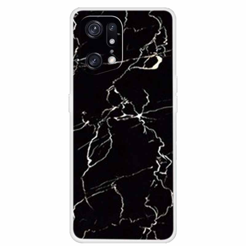 For OPPO Find X5 5G Cases X5 Pro Clear Marble Soft TPU Silicone Cases For Oppo Find X5 Pro Cover 6.7'' Transparent Fundas FindX5