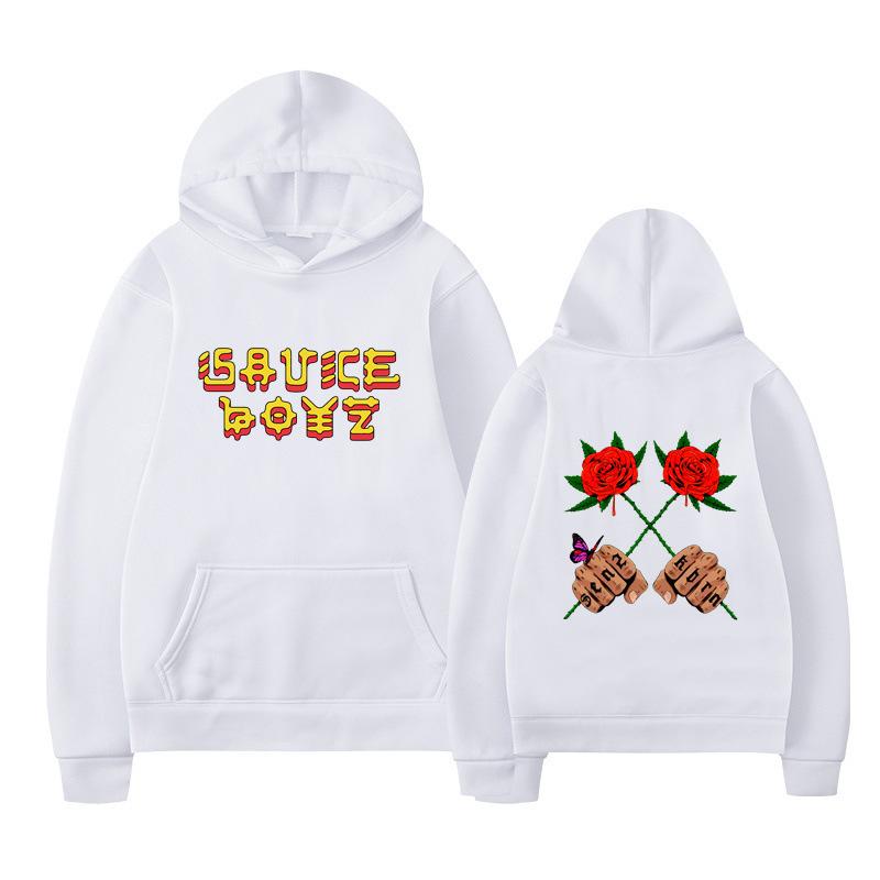 Hoodie Spring and Autumn American Rapper Printed Sweater Men's Loose Casual Hoodie Women's