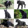 TOYMANY 7-Piece Black Panther Figure Set, Animal Figure Model, Parent-Child Friendly, Realistic Model, Popular Toy, Birthday Gift, Christmas, New