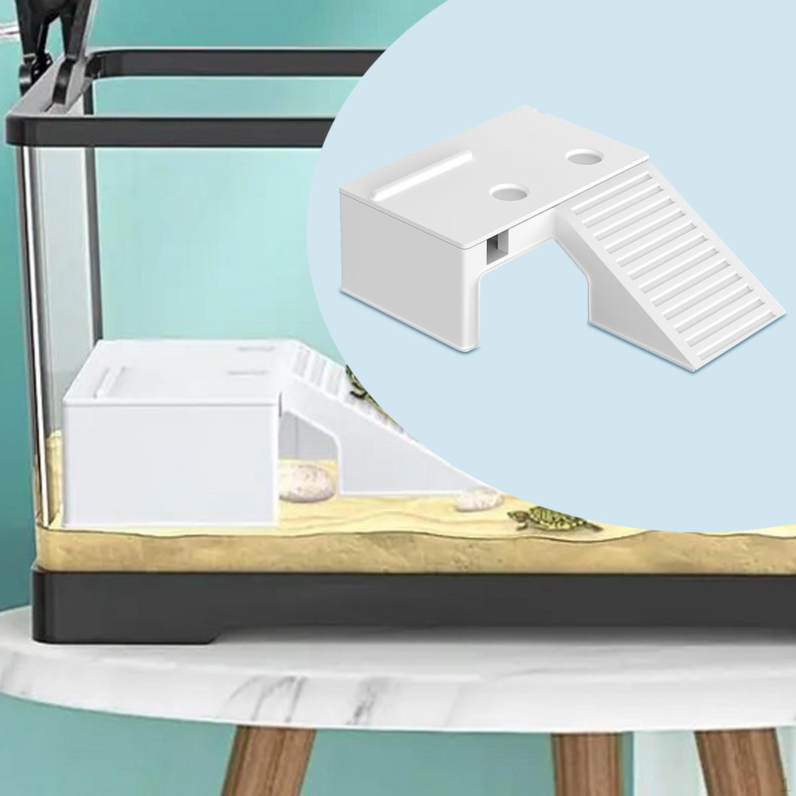 

Платформа для купания черепах Пандус для скалолазания Аксессуары для аквариума Декор Лестница для аквариума с рептилиями Large